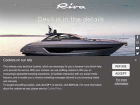 'riva-yacht.com' screenshot