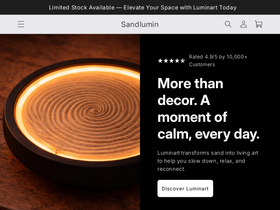 Sandlumin website screenshot