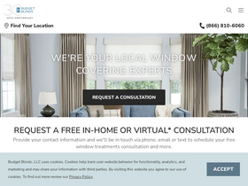 'budgetblinds.com' screenshot