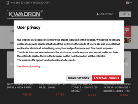 'kwadron.pl' screenshot