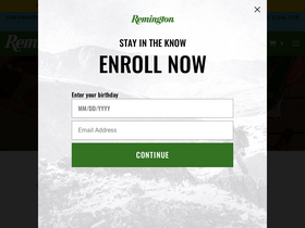 'remington.com' screenshot