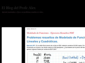 'profe-alexz.blogspot.com' screenshot
