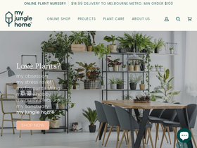 myjunglehome.com.au homepage screenshot