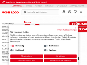 'moebel-rogg.de' screenshot