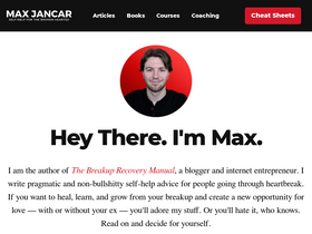 'maxjancar.com' screenshot