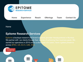 'epitome-rs.com' screenshot