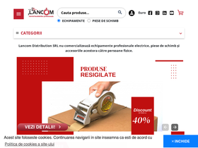 'lancom.ro' screenshot