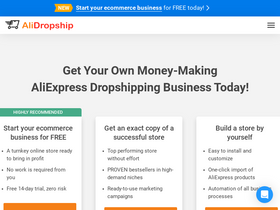 'alidropship.com' screenshot