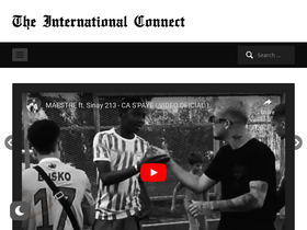 'theinternationalconnect.net' screenshot