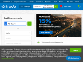 'trodo.lv' screenshot