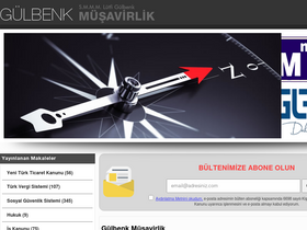 'gulbenkmusavirlik.com' screenshot
