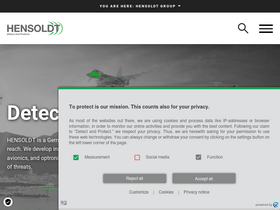 'hensoldt.net' screenshot