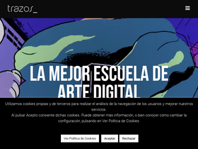 'trazos.net' screenshot