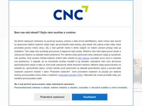 'ahaonline.cz' screenshot