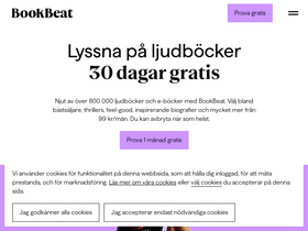 'bookbeat.se' screenshot