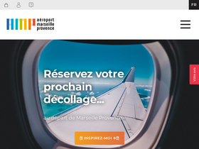 'marseille.aeroport.fr' screenshot