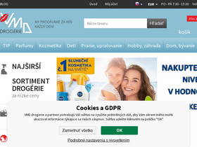 'drogeria-vmd.sk' screenshot
