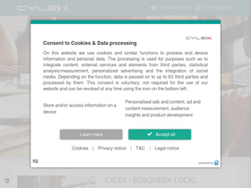 'cylex.es' screenshot