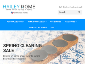 haileyhome.com homepage screenshot
