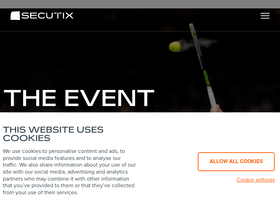 'secutix.com' screenshot