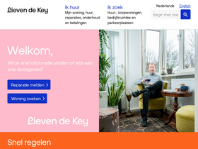 'lievendekey.nl' screenshot