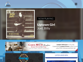 '1065thearch.com' screenshot