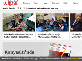 'akdeniztelgraf.com' screenshot