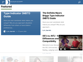 'psychologydictionary.org' screenshot