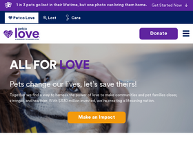 'petcolove.org' screenshot