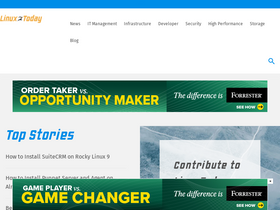 'linuxtoday.com' screenshot