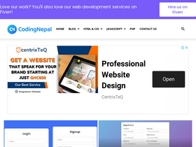 'codinglabweb.com' screenshot
