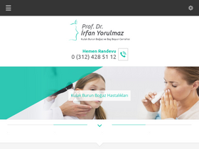 'irfanyorulmaz.com' screenshot