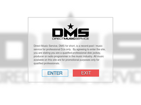 'directmusicservice.com' screenshot