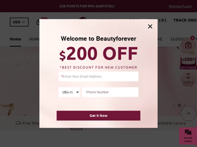 'beautyforever.com' screenshot