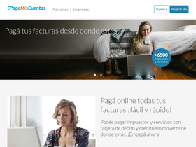 'pagomiscuentas.com' screenshot