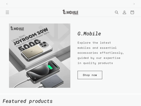 gmobilestore.com homepage screenshot