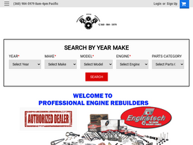 'proenginerebuilders.com' screenshot