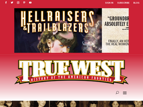 'truewestmagazine.com' screenshot