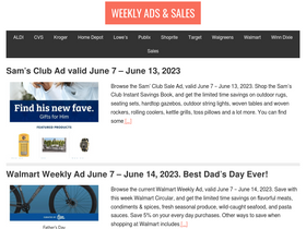 'weeklyadsale.com' screenshot
