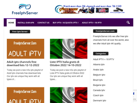 'freeiptvserver.info' screenshot