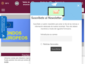'valdepenas.es' screenshot