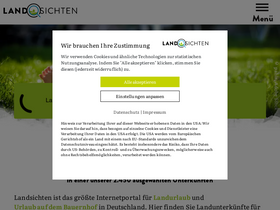 'landsichten.de' screenshot