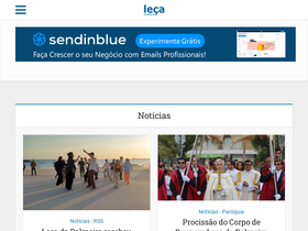 'leca-palmeira.com' screenshot