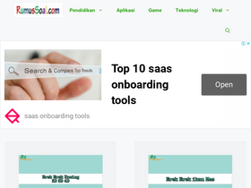 'rumussoal.com' screenshot
