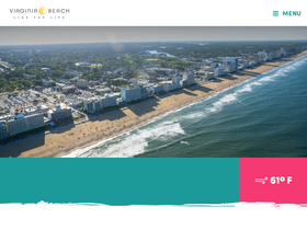 'visitvirginiabeach.com' screenshot