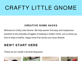 'craftylittlegnome.com' screenshot