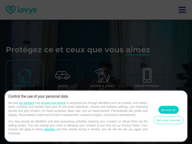 'lovys.com' screenshot