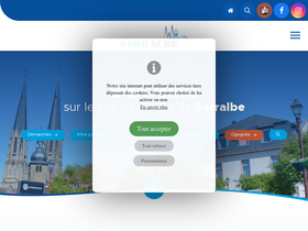 'sarralbe.fr' screenshot