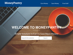'moneypantry.com' screenshot