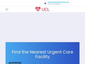 'urgentcarelocations.org' screenshot